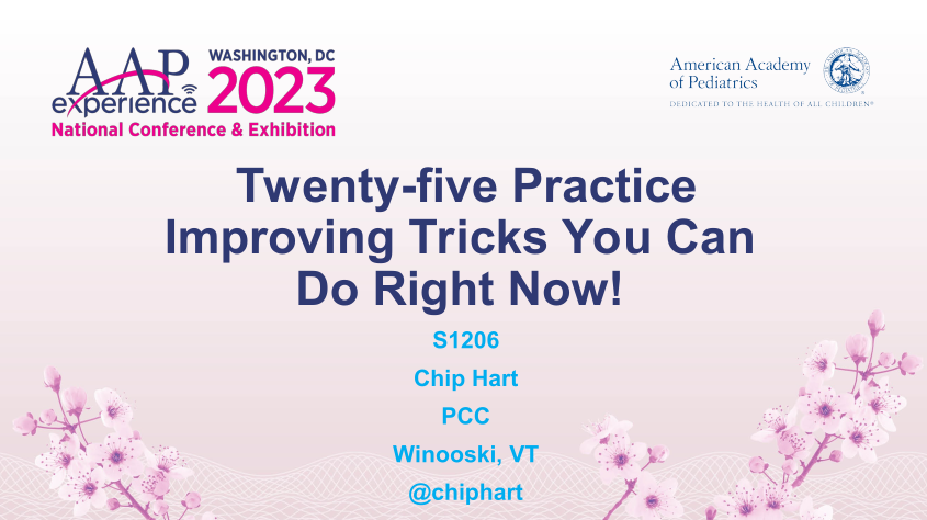 25 Tips To Improve Your Pediatric Practice Right Now! [2024 AAP NCE ...